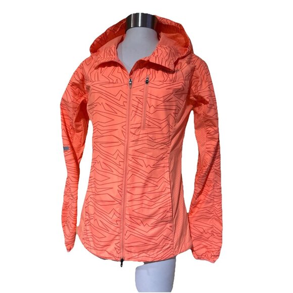Avalanche Jackets & Blazers - Avalanche Jacket Women's S Neon Orange Hoodie Full Zip Lightweight Windbreaker